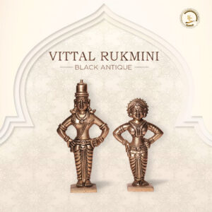 Vitthal Rukmini- Black Antique